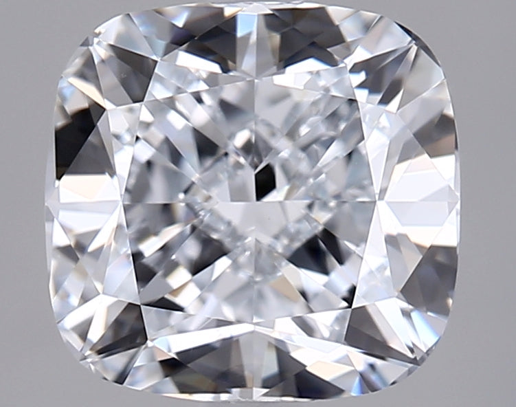 2.51 Carat Cushion Shaped, Ideal Cut, F Color, VVS1 Clarity, IGI Certified Lab Grown Diamond