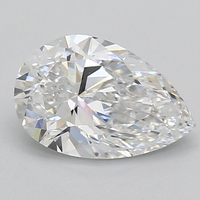2.01 Carat Pear Shaped, Ideal Cut, D Color, VVS1 Clarity, IGI Certified Lab Grown Diamond