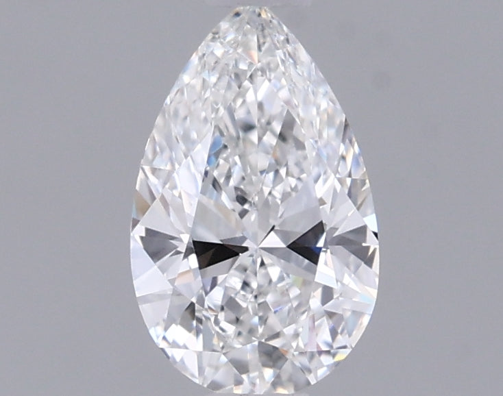 0.57 Carat Pear Shaped, Excellent Cut, D Color, VVS1 Clarity, IGI Certified Lab Grown Diamond