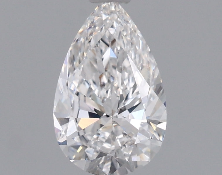 0.69 Carat Pear Shaped, Excellent Cut, E Color, VS1 Clarity, IGI Certified Lab Grown Diamond