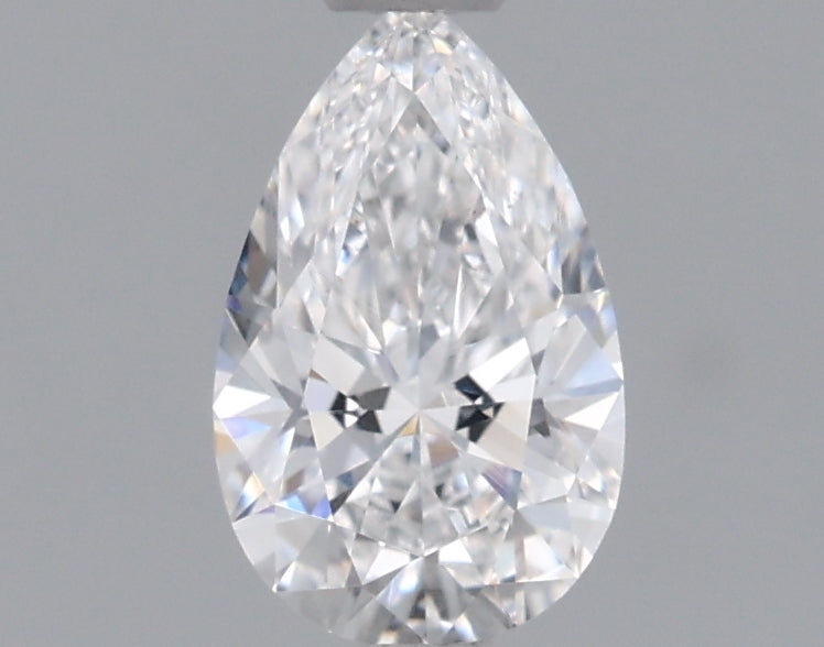 0.59 Carat Pear Shaped, Excellent Cut, D Color, VVS2 Clarity, IGI Certified Lab Grown Diamond