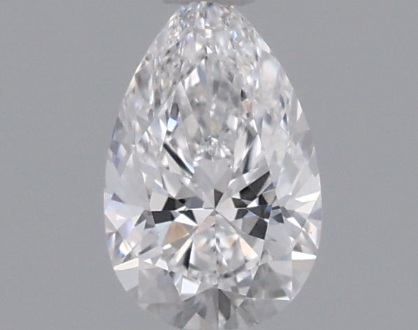 0.39 Carat Pear Shaped, Excellent Cut, D Color, VVS2 Clarity, IGI Certified Lab Grown Diamond