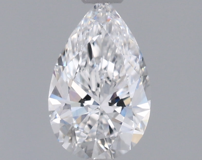 0.69 Carat Pear Shaped, Ideal Cut, D Color, VVS1 Clarity, IGI Certified Lab Grown Diamond