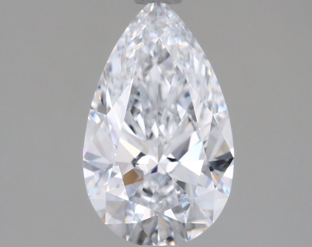 1.33 Carat Pear Shaped, Ideal Cut, D Color, VVS1 Clarity, IGI Certified Lab Grown Diamond