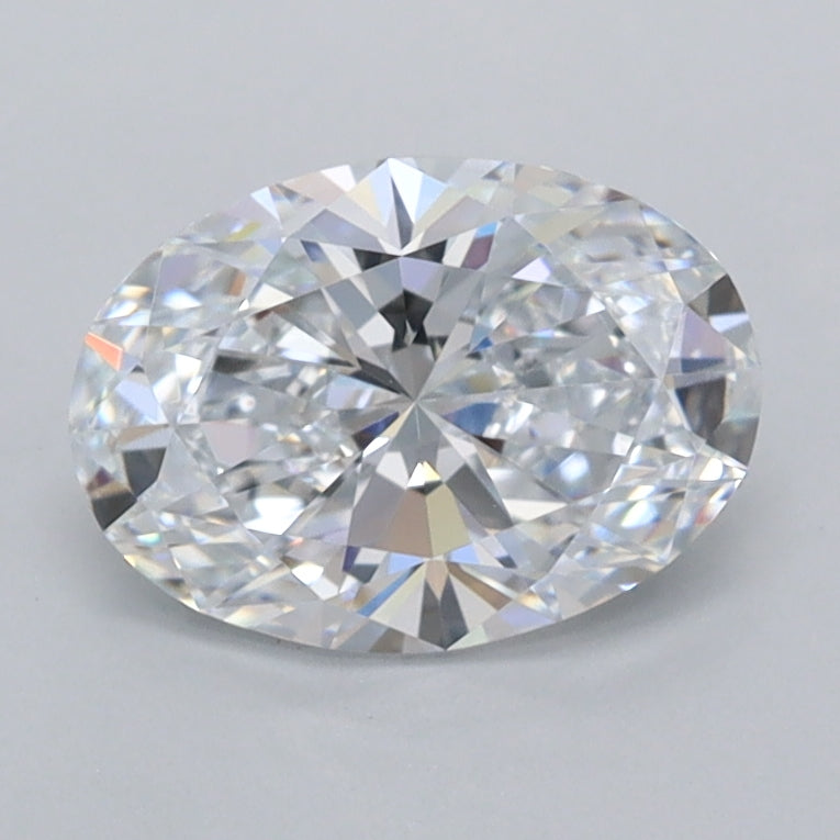 1.26 Carat Oval Shaped, Ideal Cut, E Color, FL Clarity, IGI Certified Lab Grown Diamond