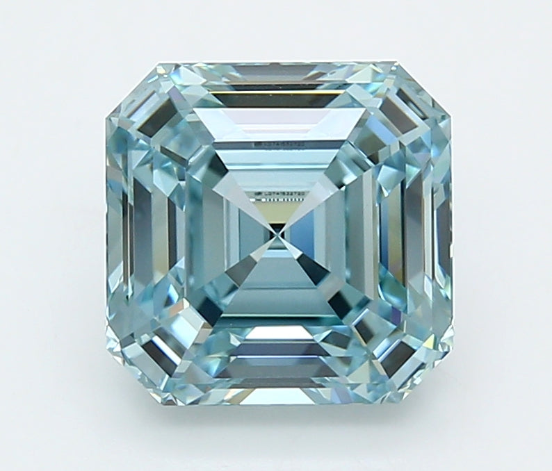 3.50 Carat Asscher Shaped, Very Good Cut, VVS2 Clarity, IGI Certified Lab Grown Diamond