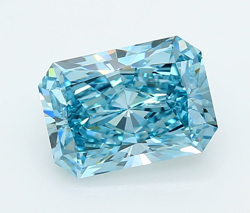 3.52 Carat Radiant Shaped, Ideal Cut, VS1 Clarity, IGI Certified Lab Grown Diamond
