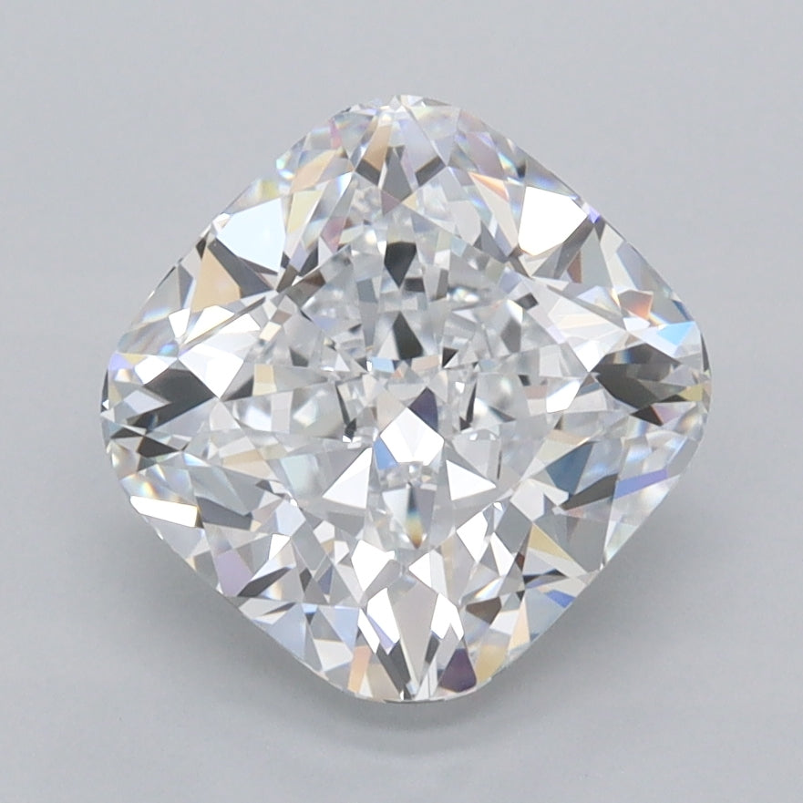 2.67 Carat Cushion Shaped, Ideal Cut, D Color, VVS1 Clarity, IGI Certified Lab Grown Diamond