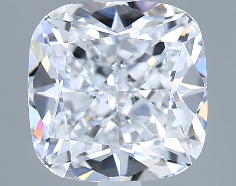 2.70 Carat Cushion Shaped, Ideal Cut, D Color, VVS1 Clarity, IGI Certified Lab Grown Diamond