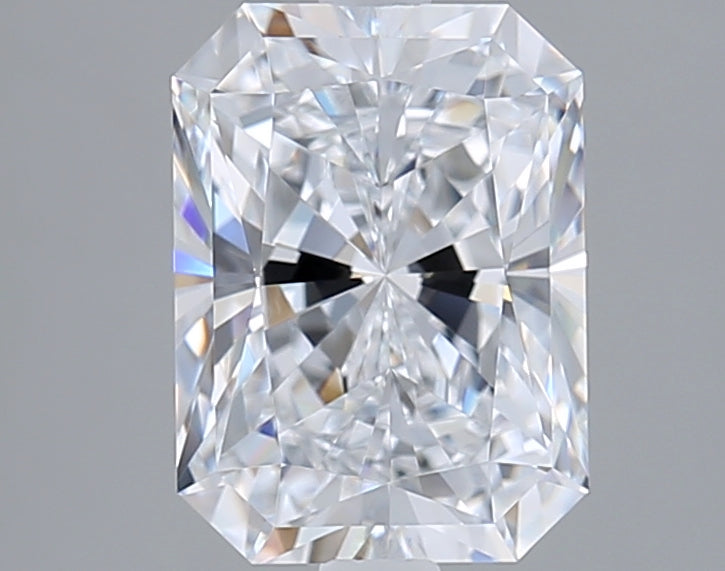 2.77 Carat Radiant Shaped, Excellent Cut, D Color, VVS1 Clarity, IGI Certified Lab Grown Diamond