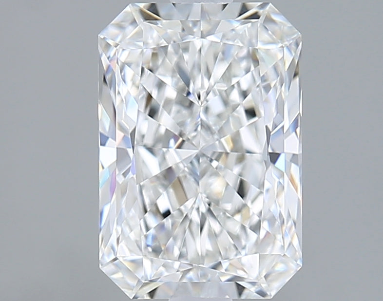 2.05 Carat Radiant Shaped, Ideal Cut, E Color, VVS1 Clarity, IGI Certified Lab Grown Diamond