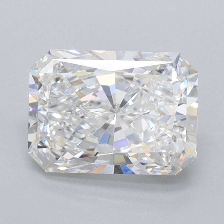 1.33 Carat Radiant Shaped, Ideal Cut, D Color, FL Clarity, IGI Certified Lab Grown Diamond
