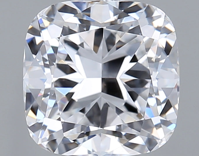 1.68 Carat Cushion Shaped, Ideal Cut, D Color, VVS1 Clarity, IGI Certified Lab Grown Diamond