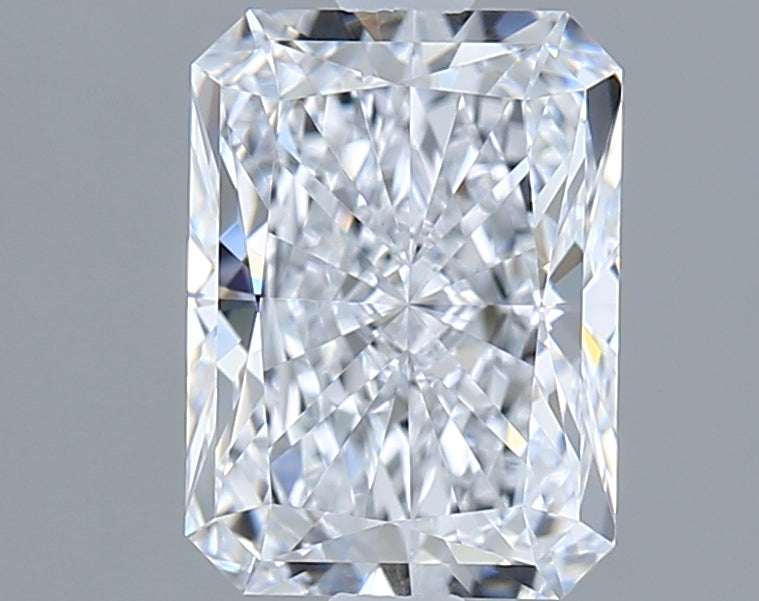 2.01 Carat Radiant Shaped, Ideal Cut, E Color, VVS1 Clarity, IGI Certified Lab Grown Diamond
