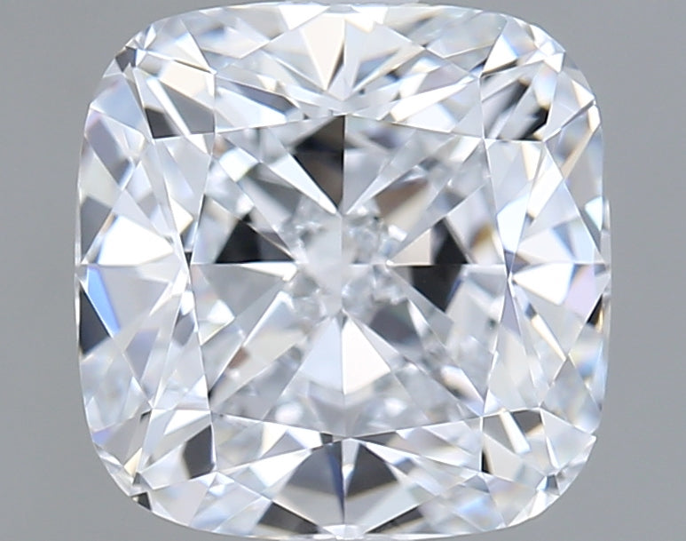 2.50 Carat Cushion Shaped, Ideal Cut, D Color, VVS1 Clarity, IGI Certified Lab Grown Diamond