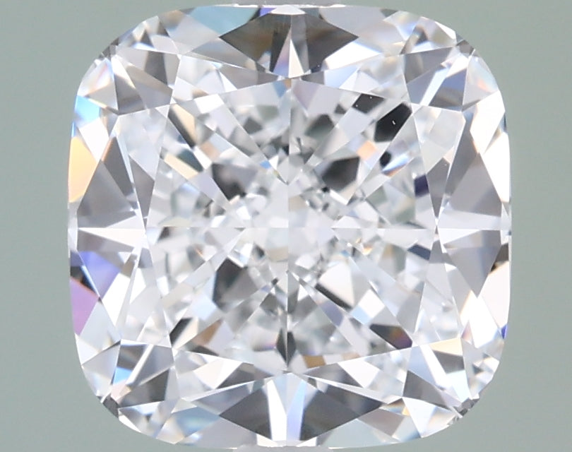 3.07 Carat Cushion Shaped, Excellent Cut, D Color, VVS1 Clarity, IGI Certified Lab Grown Diamond