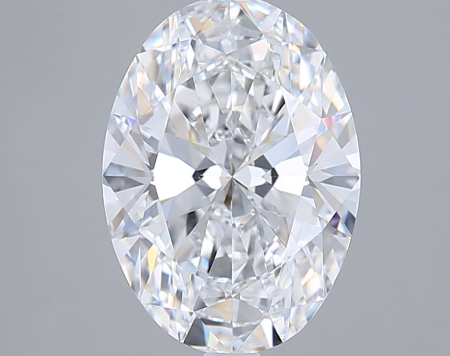 3.24 Carat Oval Shaped, Ideal Cut, D Color, VVS1 Clarity, IGI Certified Lab Grown Diamond
