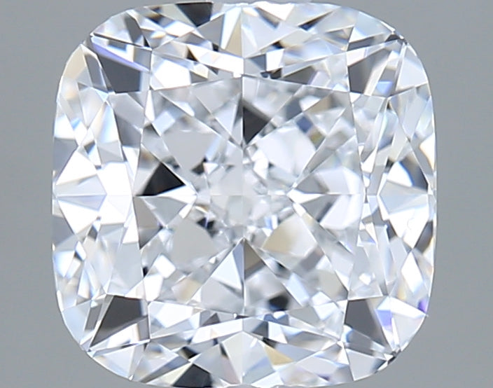 2.09 Carat Cushion Shaped, Ideal Cut, D Color, VVS1 Clarity, IGI Certified Lab Grown Diamond