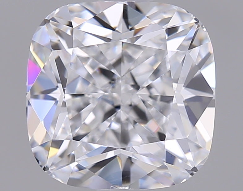 1.79 Carat Cushion Shaped, Ideal Cut, D Color, VVS1 Clarity, IGI Certified Lab Grown Diamond