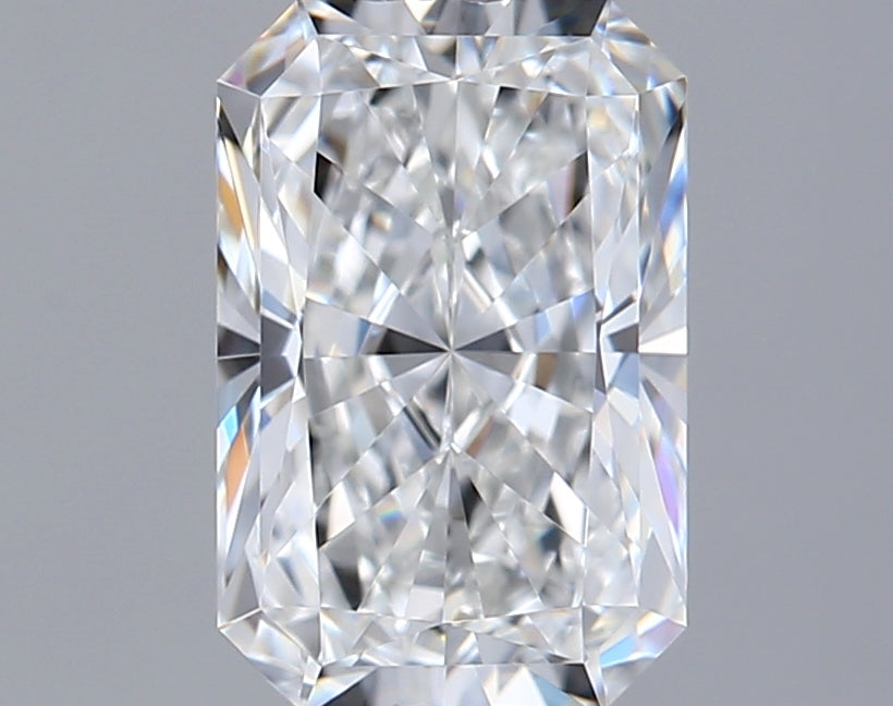 1.21 Carat Radiant Shaped, Excellent Cut, E Color, VVS1 Clarity, IGI Certified Lab Grown Diamond