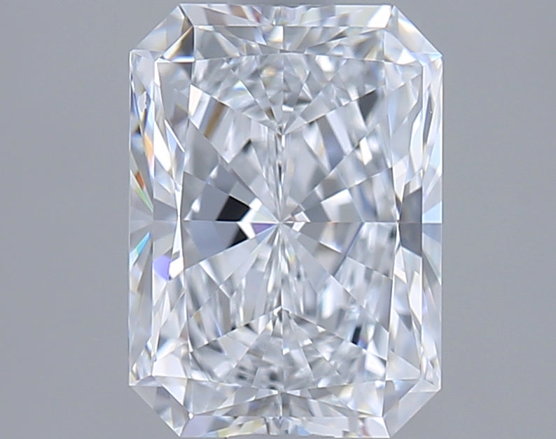 1.58 Carat Radiant Shaped, Excellent Cut, E Color, IF Clarity, IGI Certified Lab Grown Diamond
