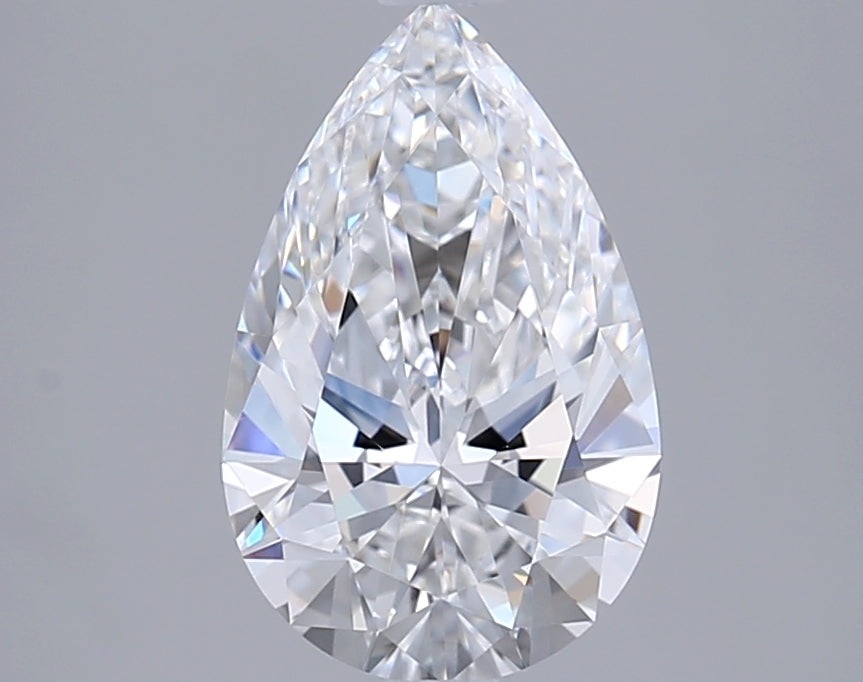 2.09 Carat Pear Shaped, Ideal Cut, E Color, VVS1 Clarity, IGI Certified Lab Grown Diamond