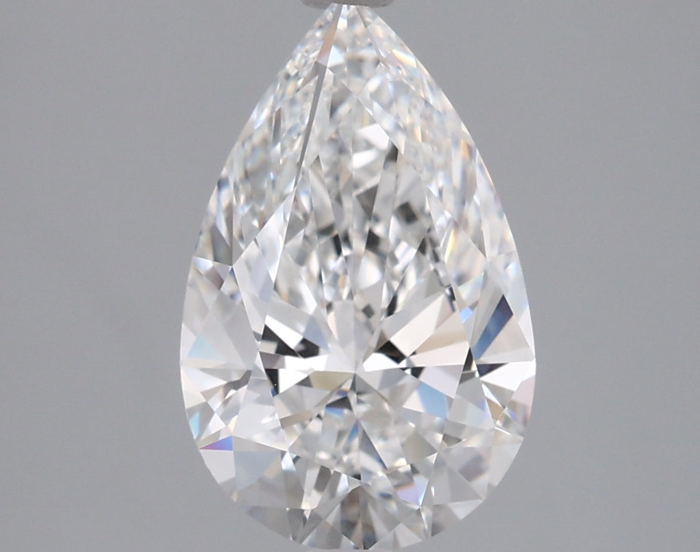 2.03 Carat Pear Shaped, Ideal Cut, E Color, VVS1 Clarity, IGI Certified Lab Grown Diamond