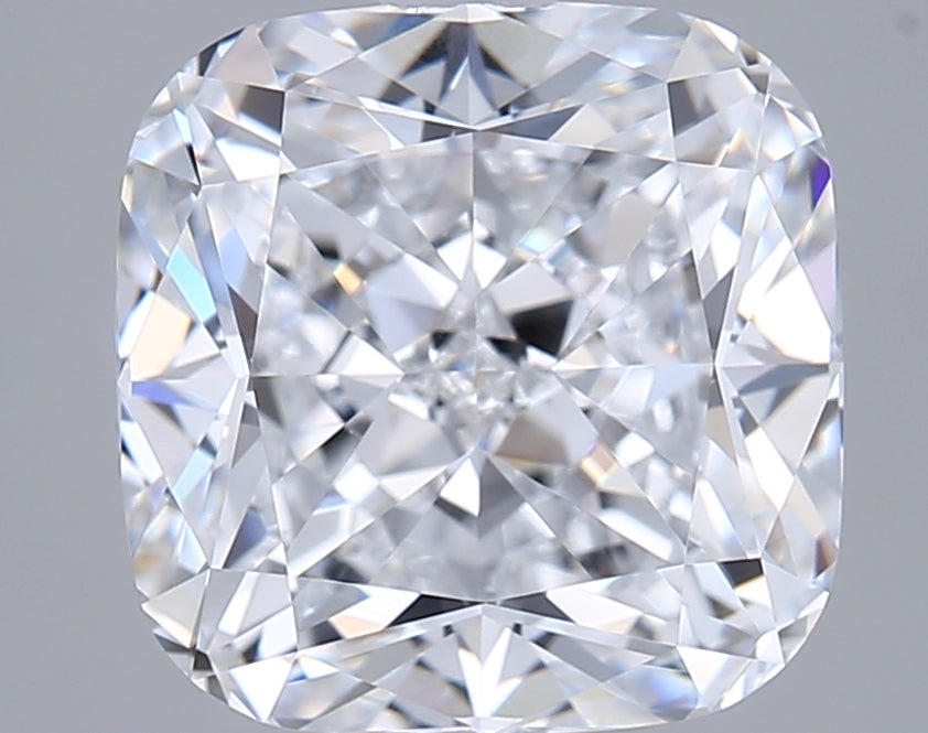3.08 Carat Cushion Shaped, Ideal Cut, D Color, VVS1 Clarity, IGI Certified Lab Grown Diamond