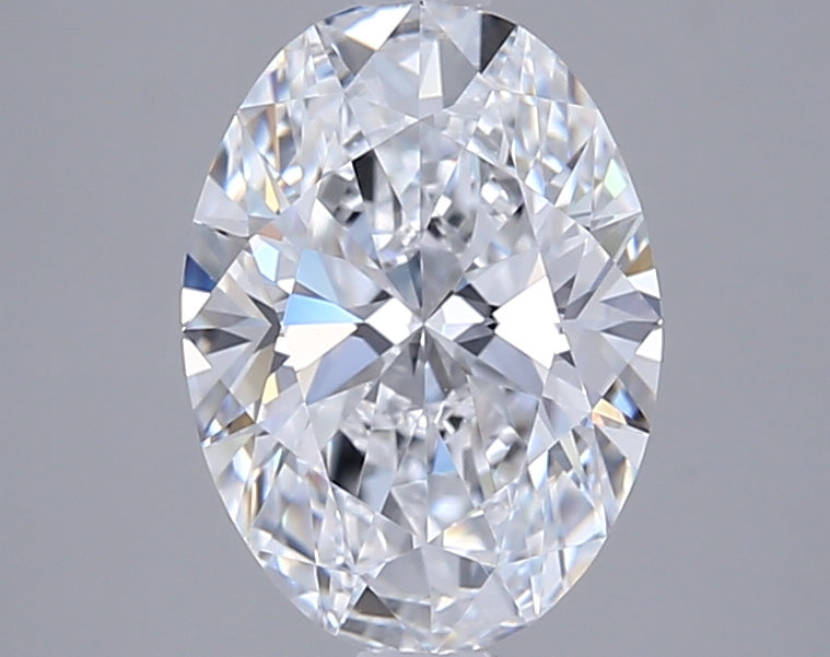 2.16 Carat Oval Shaped, Ideal Cut, D Color, VVS1 Clarity, IGI Certified Lab Grown Diamond