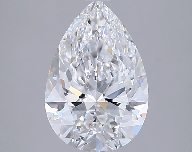 2.04 Carat Pear Shaped, Ideal Cut, D Color, VVS1 Clarity, IGI Certified Lab Grown Diamond