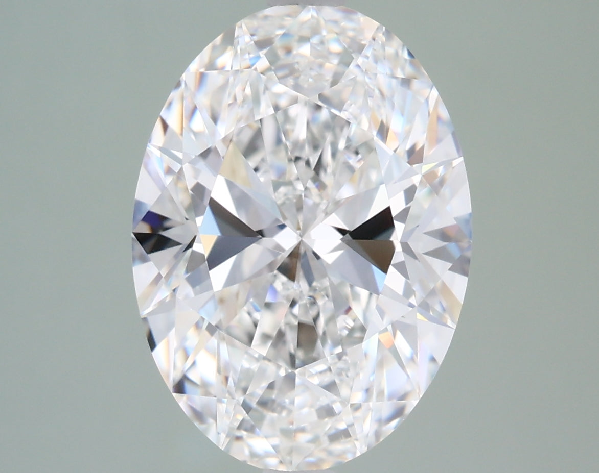3.43 Carat Oval Shaped, Ideal Cut, E Color, VVS1 Clarity, IGI Certified Lab Grown Diamond