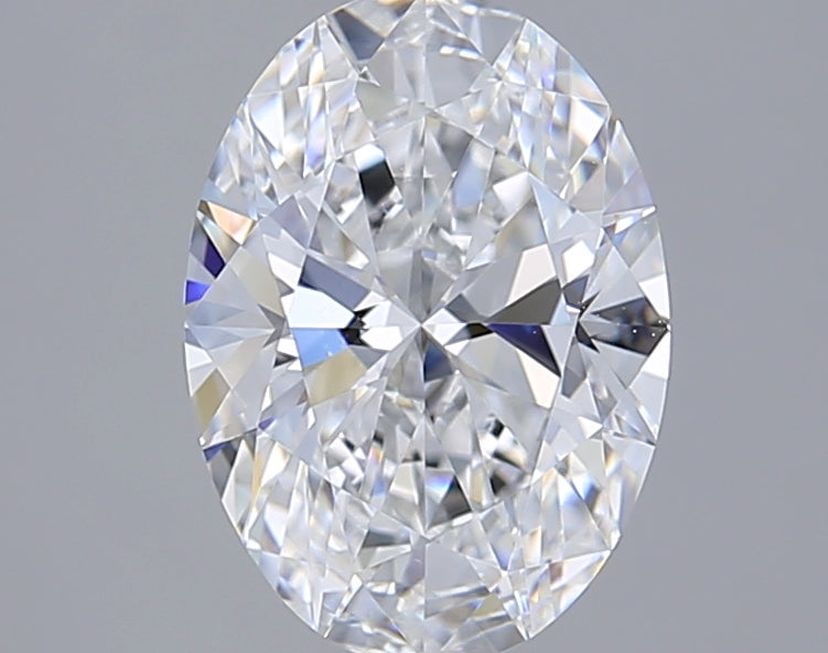 2.13 Carat Oval Shaped, Ideal Cut, E Color, VVS1 Clarity, IGI Certified Lab Grown Diamond