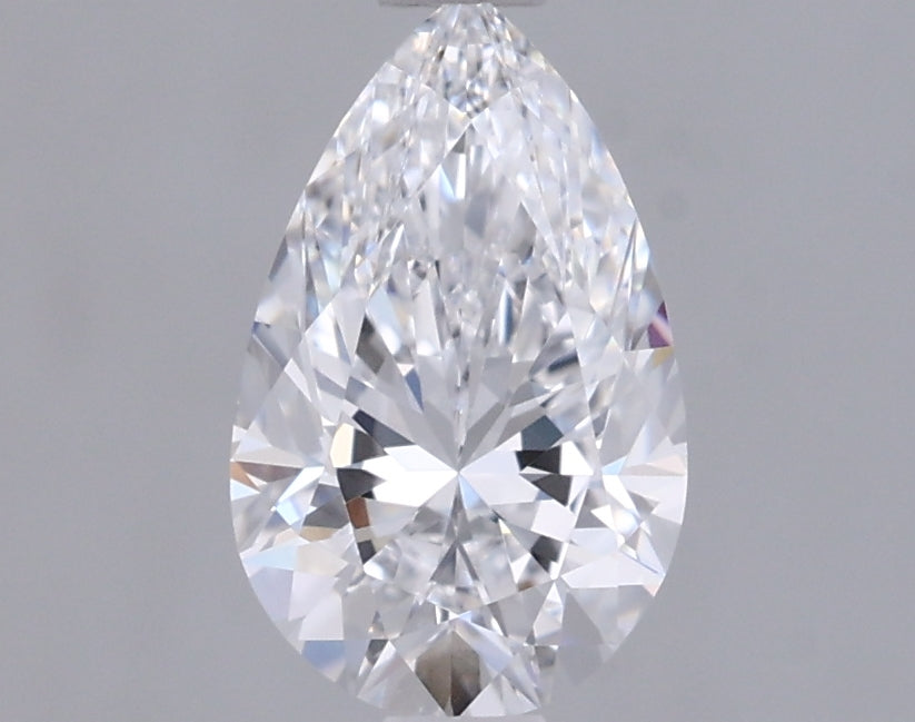 0.87 Carat Pear Shaped, Excellent Cut, D Color, VVS1 Clarity, IGI Certified Lab Grown Diamond