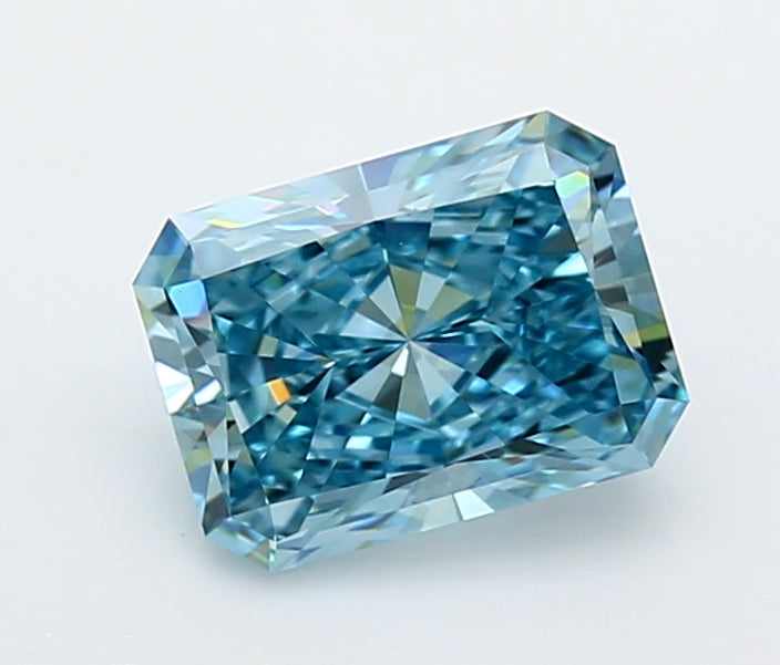 1.52 Carat Radiant Shaped, Ideal Cut, VVS2 Clarity, IGI Certified Lab Grown Diamond