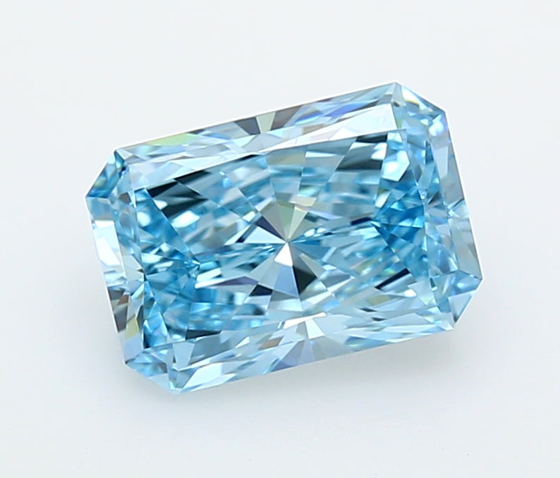 2.05 Carat Radiant Shaped, Ideal Cut, VVS2 Clarity, IGI Certified Lab Grown Diamond