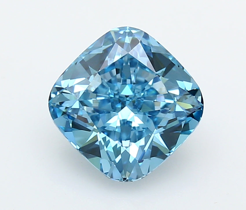 2.73 Carat Cushion Shaped, Ideal Cut, VVS2 Clarity, IGI Certified Lab Grown Diamond