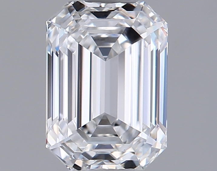 1.04 Carat Emerald Shaped, Excellent Cut, D Color, IF Clarity, IGI Certified Lab Grown Diamond