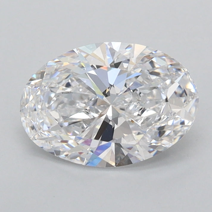1.14 Carat Oval Shaped, Ideal Cut, D Color, FL Clarity, IGI Certified Lab Grown Diamond
