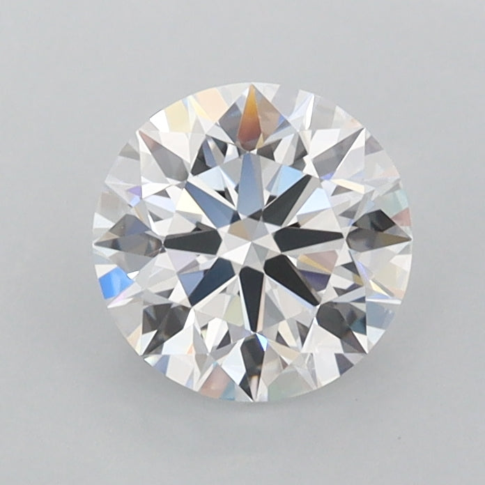 0.97 Carat Round Shaped, Ideal Cut, D Color, FL Clarity, IGI Certified Lab Grown Diamond