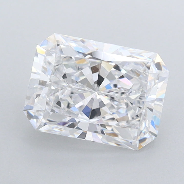 1.39 Carat Radiant Shaped, Ideal Cut, D Color, FL Clarity, IGI Certified Lab Grown Diamond