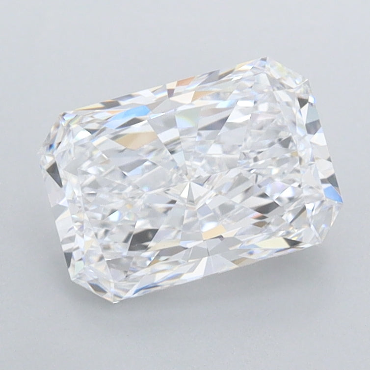 1.32 Carat Radiant Shaped, Ideal Cut, D Color, FL Clarity, IGI Certified Lab Grown Diamond