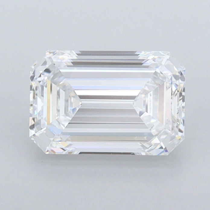 1.08 Carat Emerald Shaped, Ideal Cut, D Color, FL Clarity, IGI Certified Lab Grown Diamond