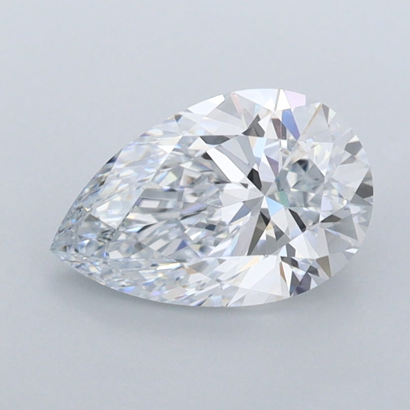 1.22 Carat Pear Shaped, Ideal Cut, E Color, VVS1 Clarity, IGI Certified Lab Grown Diamond