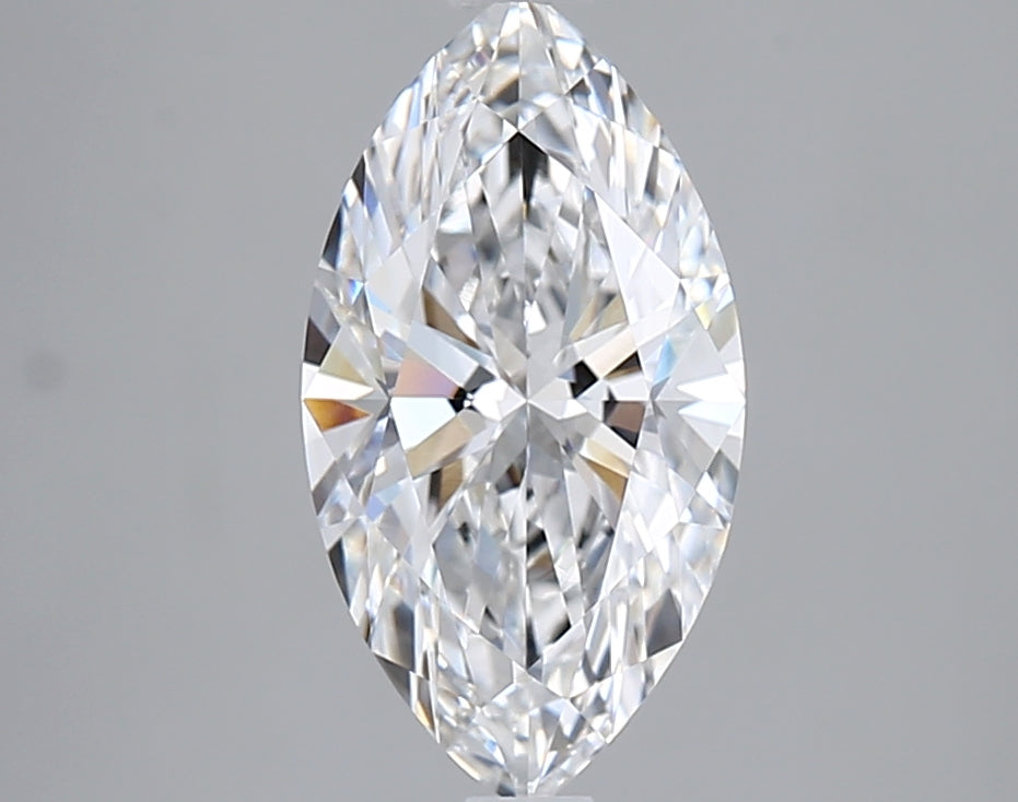 2.02 Carat Marquise Shaped, Ideal Cut, D Color, VVS1 Clarity, IGI Certified Lab Grown Diamond