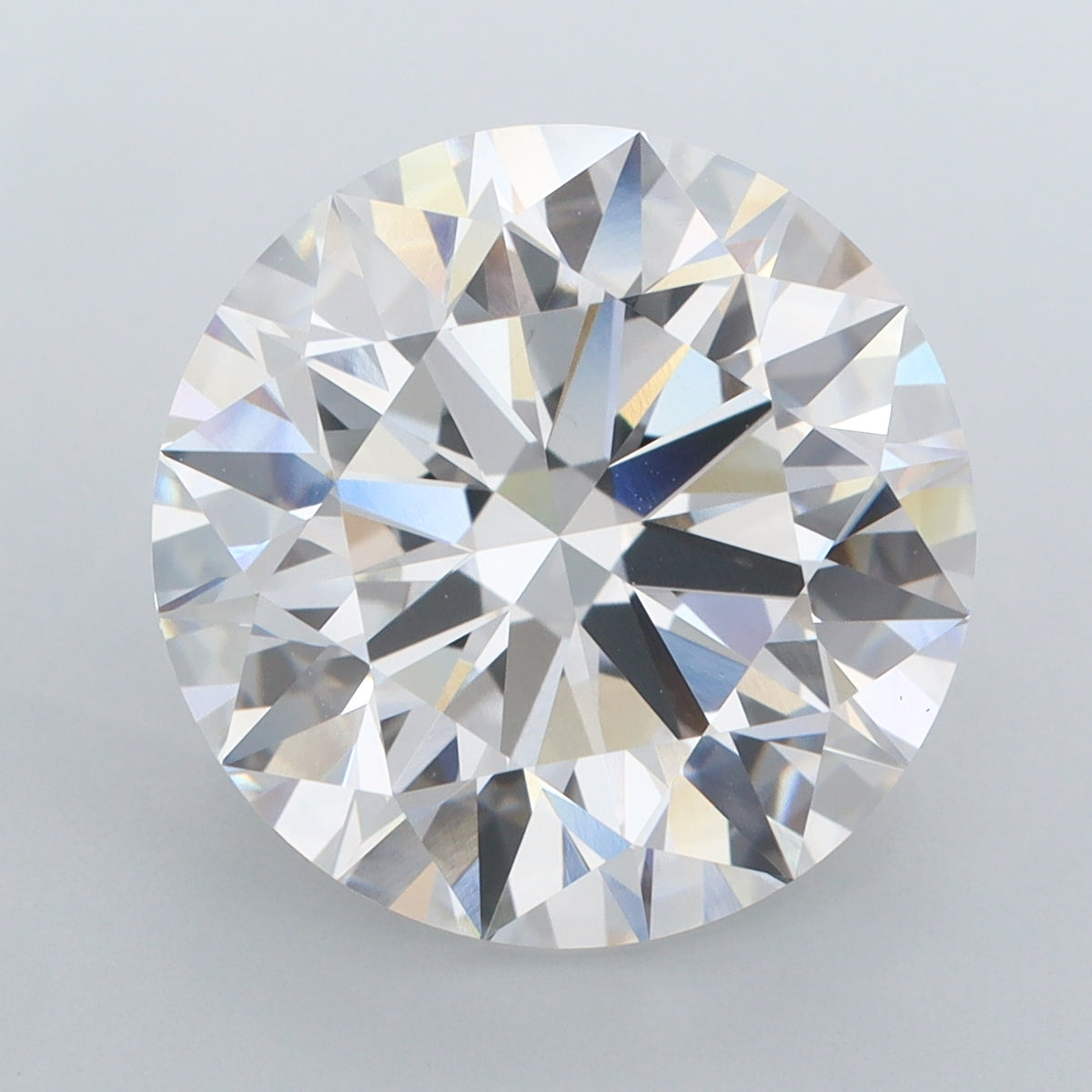 8.06 Carat Round Shaped, Ideal Cut, E Color, VVS2 Clarity, IGI Certified Lab Grown Diamond