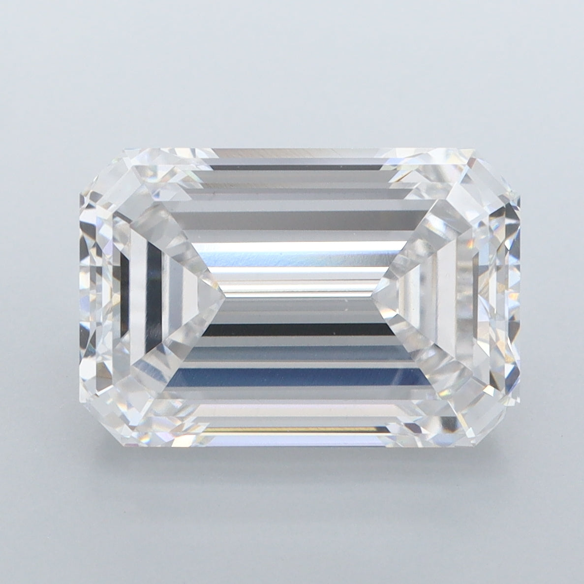 6.10 Carat Emerald Shaped, Ideal Cut, E Color, VVS2 Clarity, IGI Certified Lab Grown Diamond