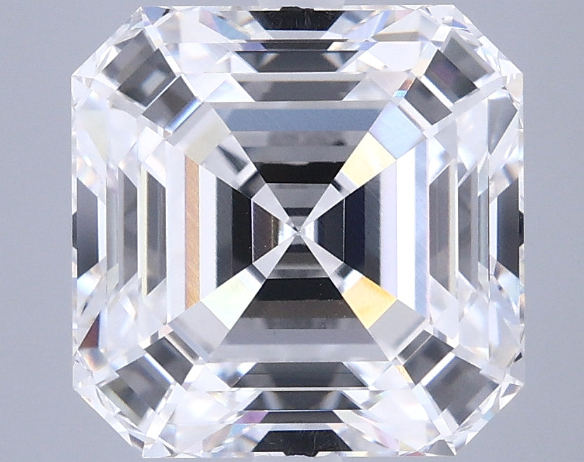 5.26 Carat Asscher Shaped, Ideal Cut, E Color, VVS1 Clarity, IGI Certified Lab Grown Diamond