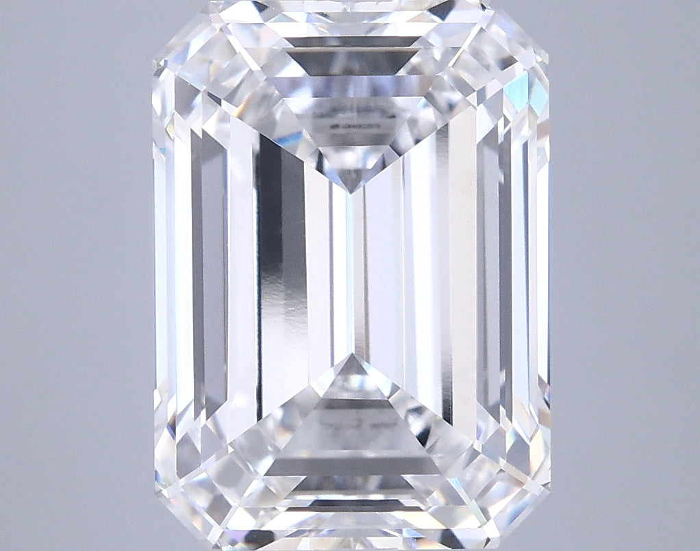 6.06 Carat Emerald Shaped, Ideal Cut, E Color, VVS2 Clarity, IGI Certified Lab Grown Diamond