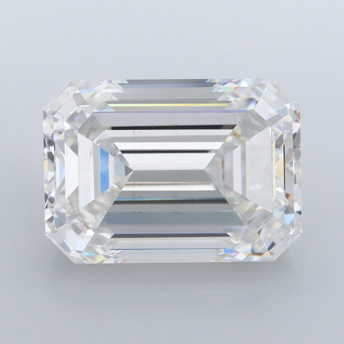 8.04 Carat Emerald Shaped, Ideal Cut, F Color, VVS2 Clarity, IGI Certified Lab Grown Diamond