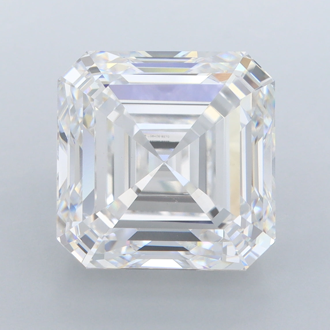 7.51 Carat Asscher Shaped, Ideal Cut, E Color, VVS2 Clarity, IGI Certified Lab Grown Diamond